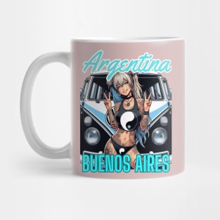 Copy of Kawaii, Anime Girl, Argentina Buenos Aires | Catsie Cat Mug